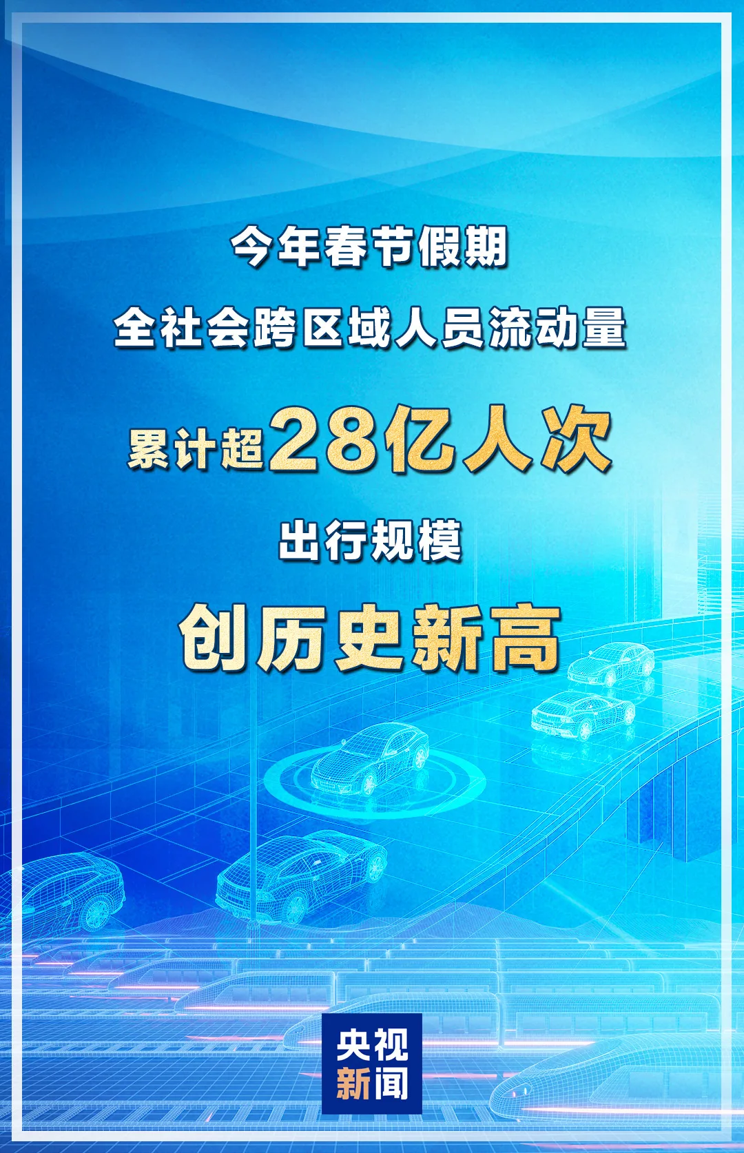 规模创历史新高！今年春节假期超28亿人次跨区域出行