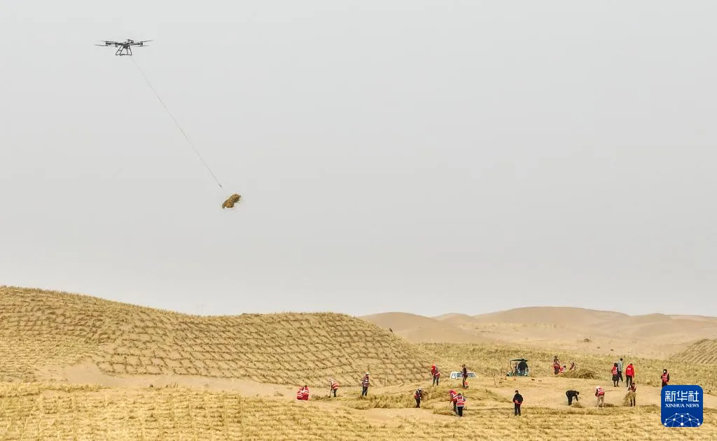 内蒙古阿拉善盟：2026年防沙治沙工程开工