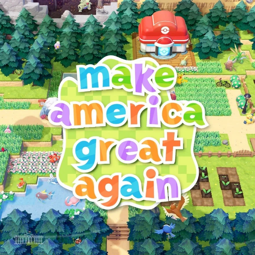 美媒：白宫MAGA主题帖现皮卡丘等经典元素，宝可梦发声表示不满