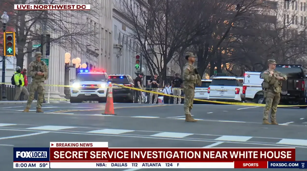 快讯！外媒：一辆货车撞上并冲破白宫外安全路障，涉事司机已被捕